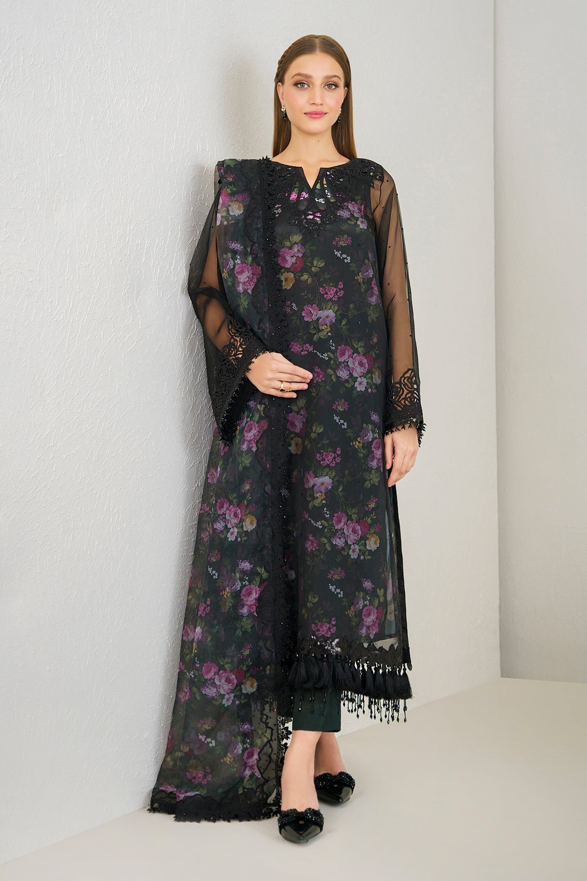 Organza Suit (3-Piece) by Baroque – SF-525