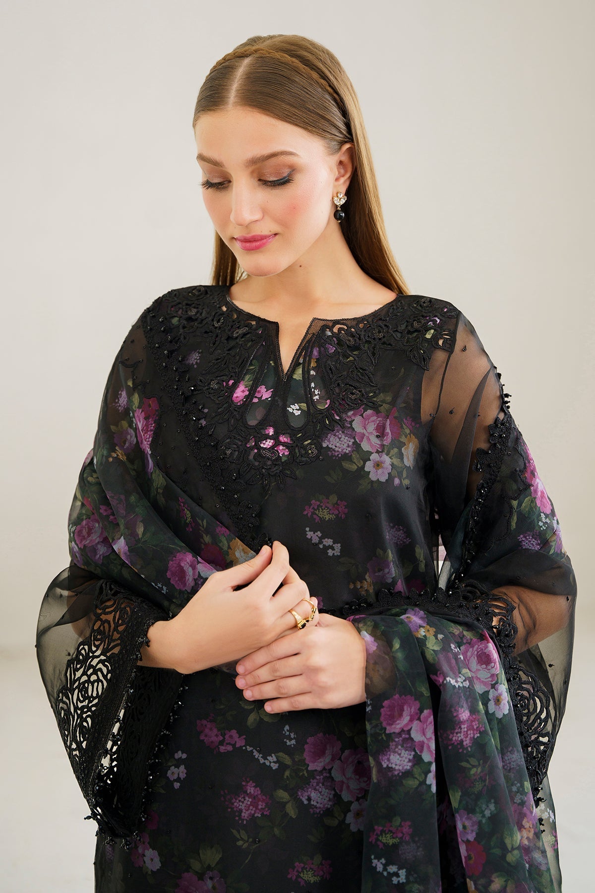 Organza Suit (3-Piece) by Baroque – SF-525, Photo 2