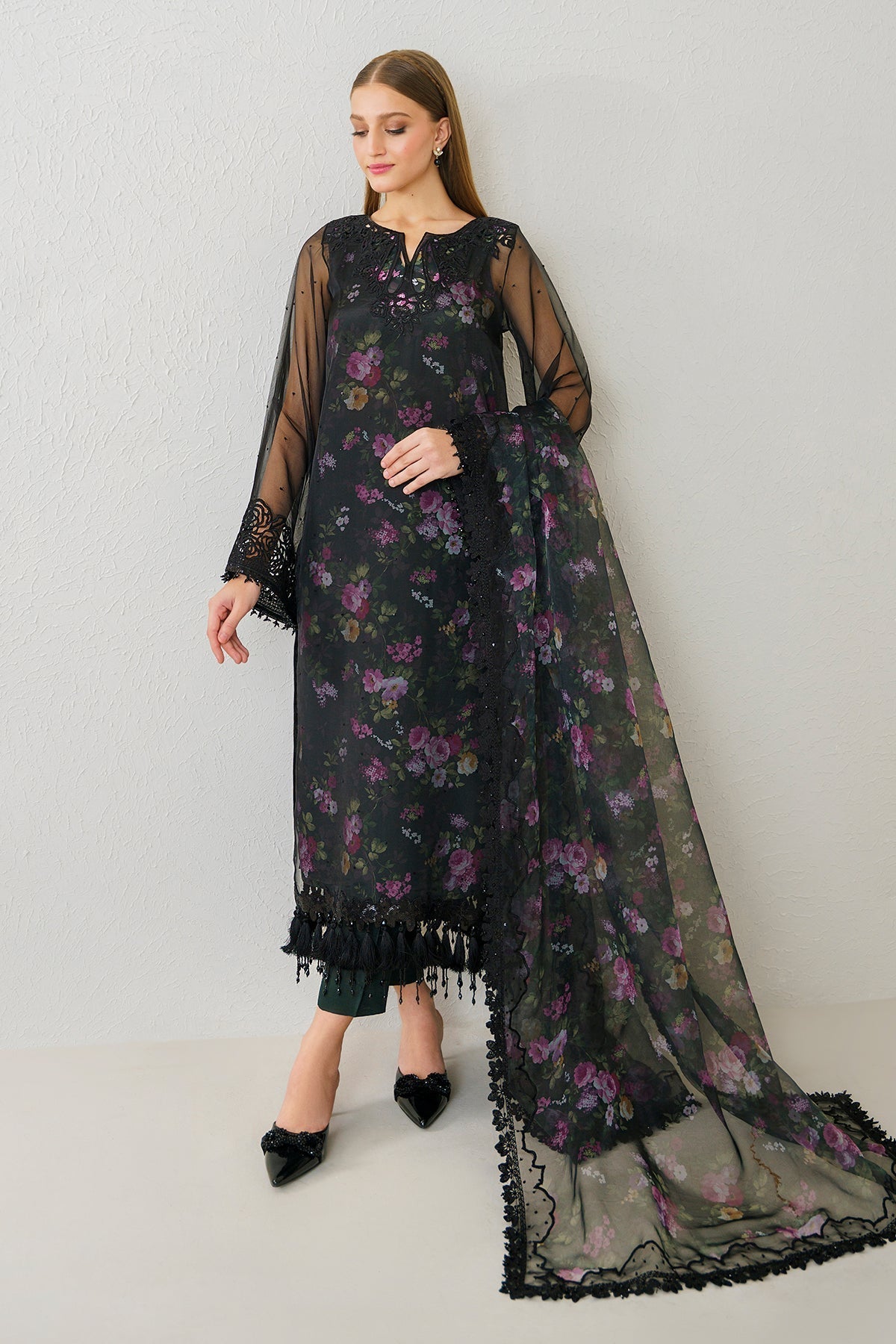 Organza Suit (3-Piece) by Baroque – SF-525, Photo 5