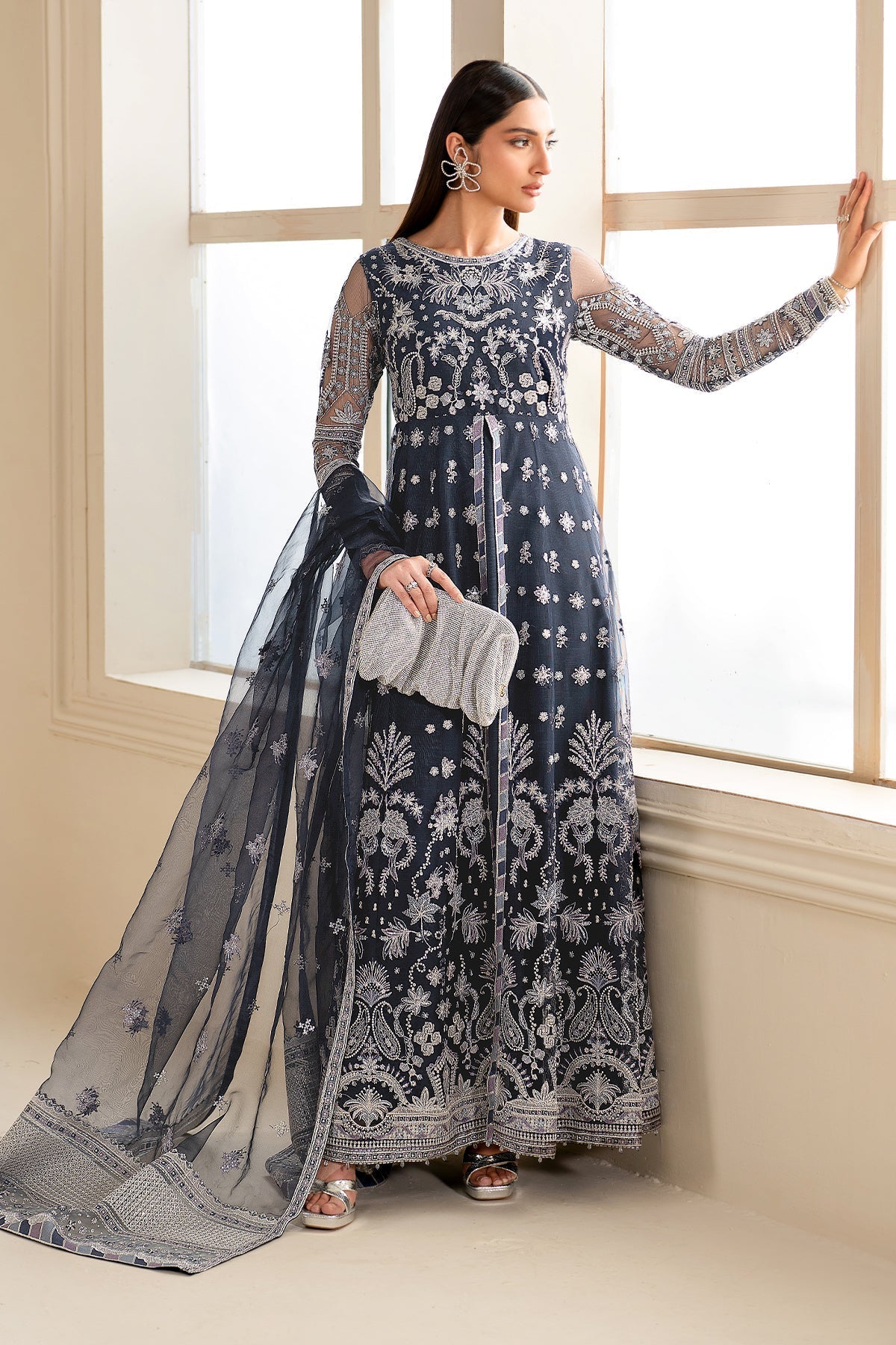 Organza Suit (3-Piece) by Baroque – SF-621, Photo 4
