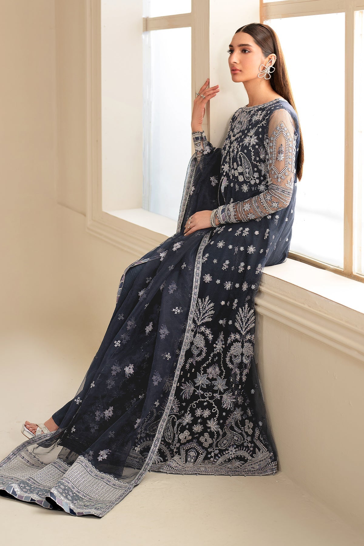 Organza Suit (3-Piece) by Baroque – SF-621, Photo 5