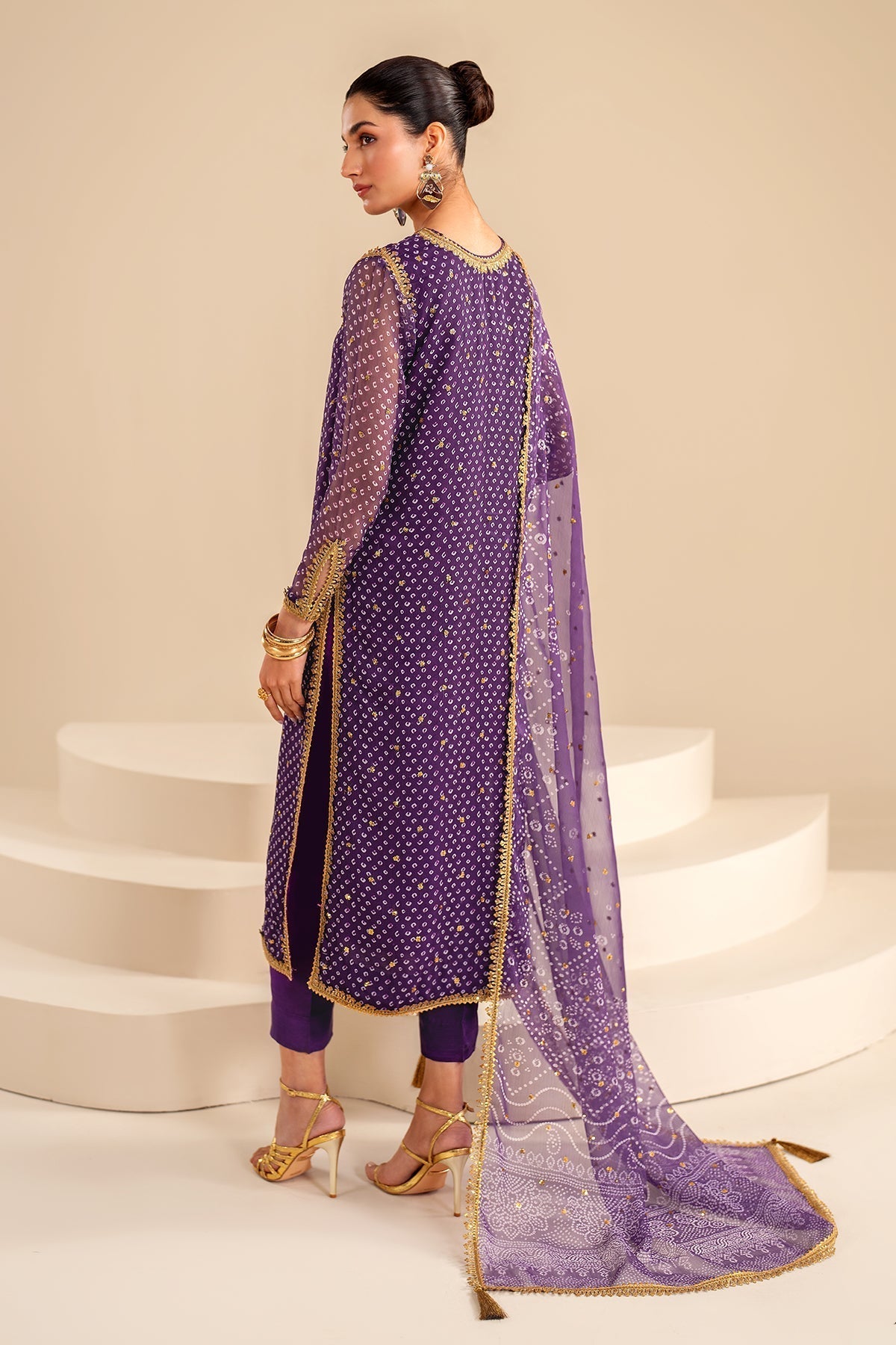 Chiffon Suit (3-Piece) by Baroque – SF-625, Photo 2