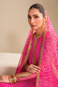 Pink Chiffon Suit (3-Piece) by Baroque – SF-626, Photo 7