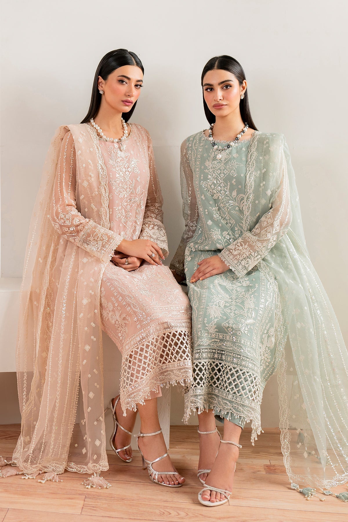 Organza Suit (3-Piece) by Baroque – SF-680, Photo 8