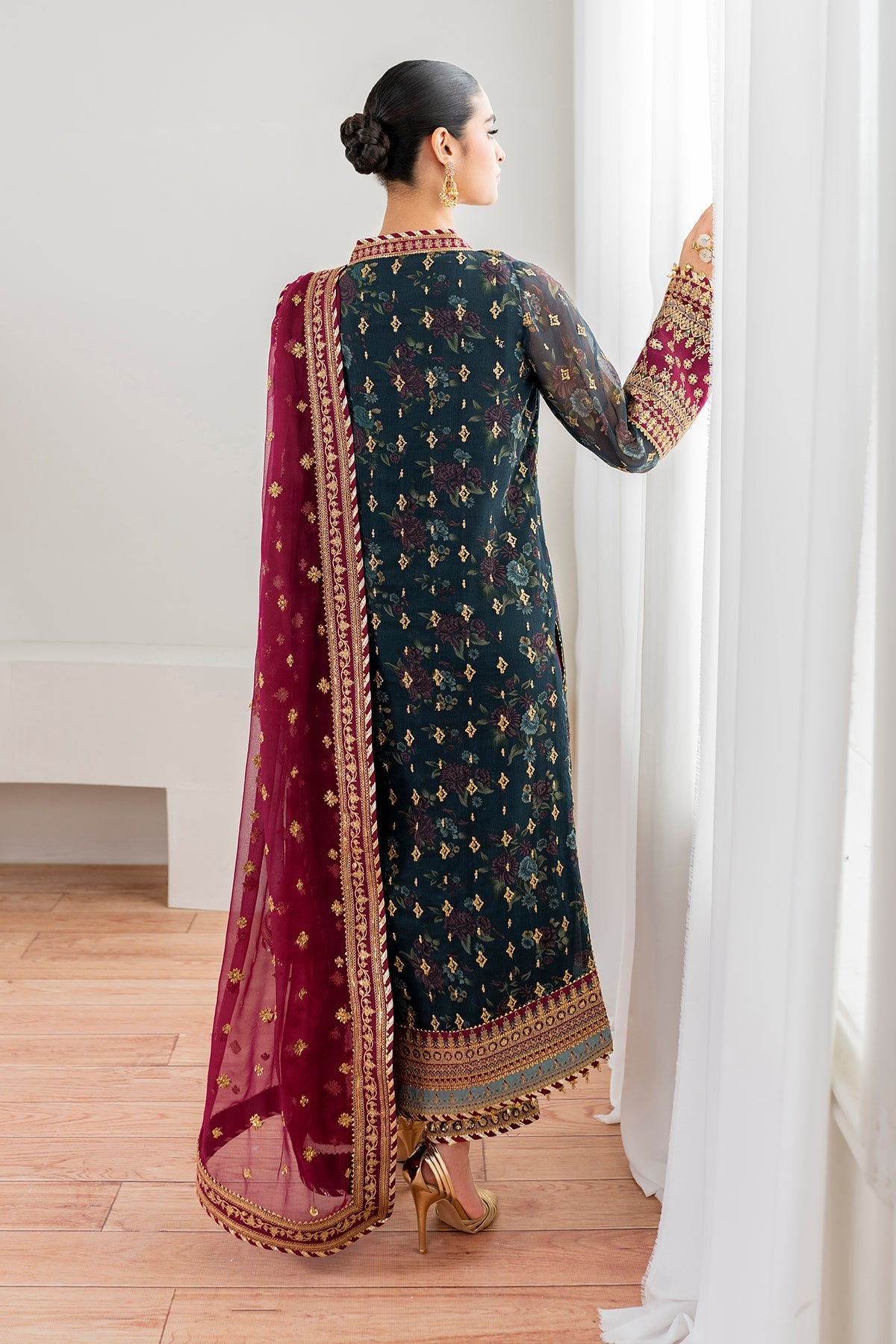 Chiffon Suit (3-Piece) by Baroque – SF-689, Photo 2