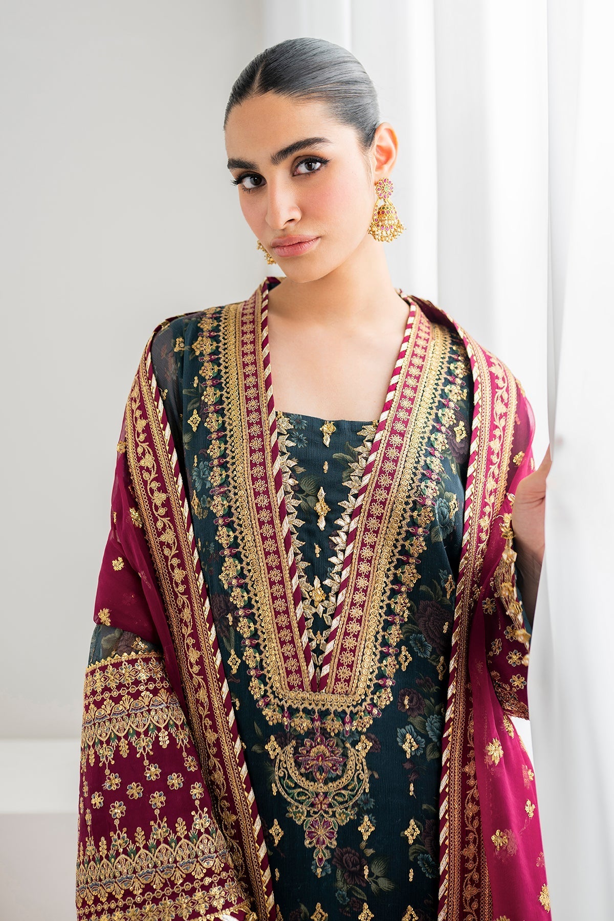 Chiffon Suit (3-Piece) by Baroque – SF-689, Photo 7