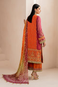 Orange Chiffon Suit (3-Piece) by Baroque – SF-706, Photo 2