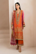 Baroque | Stitched New | EMBROIDERED CHIFFON UF-706 - House Of Hania