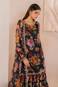 Baroque | Stitched New | EMBROIDERED CHIFFON UF-707 - House Of Hania