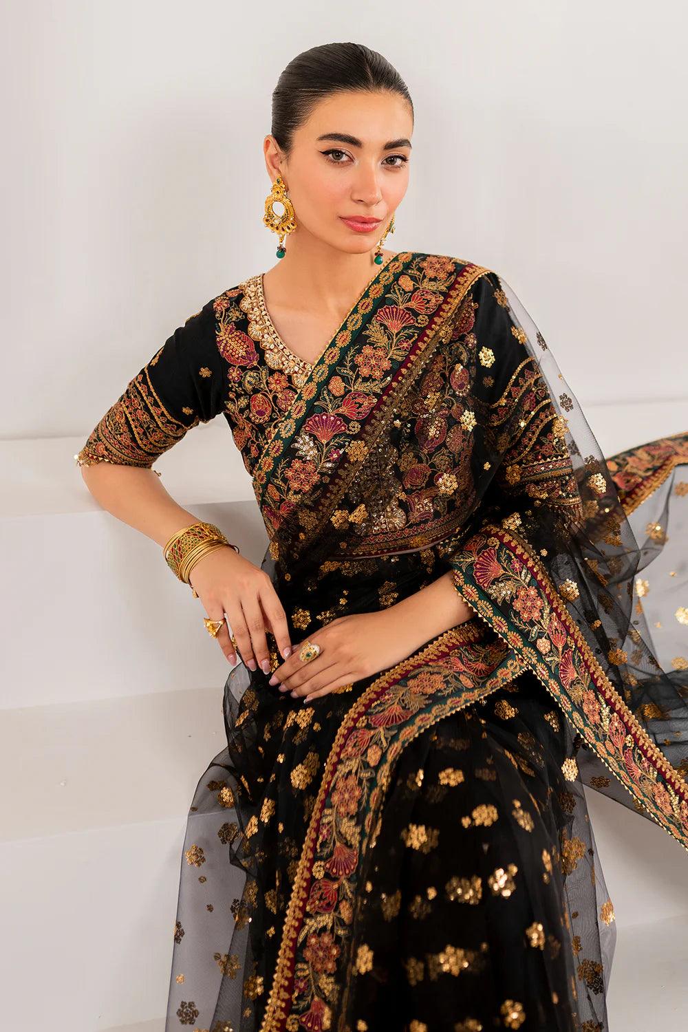 Baroque | Stitched New | EMBROIDERED NET UF-700 - House Of Hania