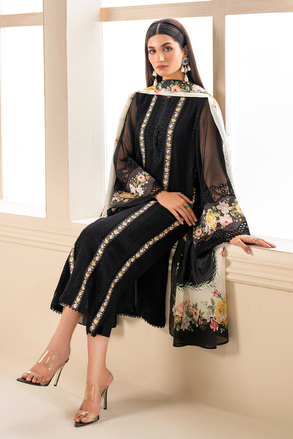 Baroque | Velvet Formals | CHIFFON UF-615 - House Of Hania