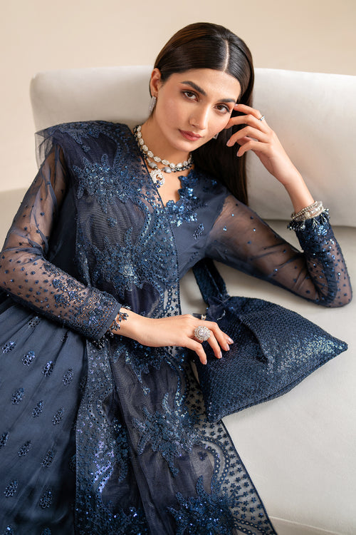 Baroque | Velvet Formals | CHIFFON UF-617 - House Of Hania