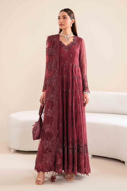 Baroque | Velvet Formals | CHIFFON UF-618 - House Of Hania