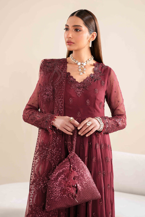 Baroque | Velvet Formals | CHIFFON UF-618 - House Of Hania