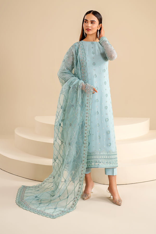 Baroque | Velvet Formals | CHIFFON UF-624 - House Of Hania