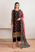 Baroque | Velvet Formals | CHIFFON UF-683 - House Of Hania