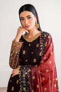 Baroque | Velvet Formals | CHIFFON UF-683 - House Of Hania