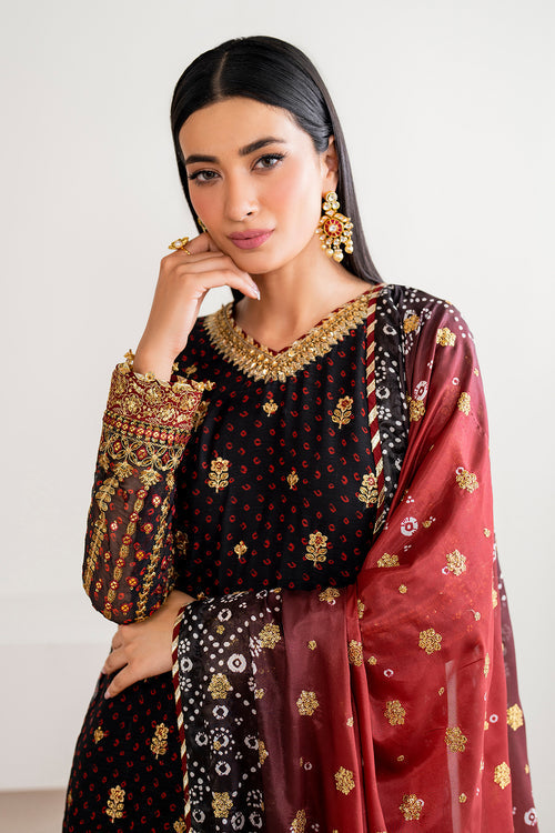 Baroque | Velvet Formals | CHIFFON UF-683 - House Of Hania