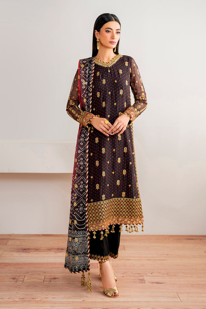 Baroque | Velvet Formals | CHIFFON UF-683 - House Of Hania
