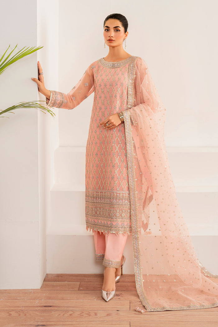 Baroque | Velvet Formals | CHIFFON UF-697 - House Of Hania