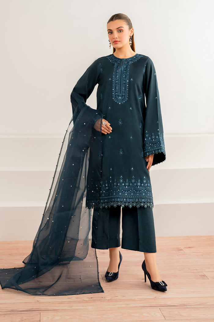 Baroque | Velvet Formals | SILK UF-696 - House Of Hania