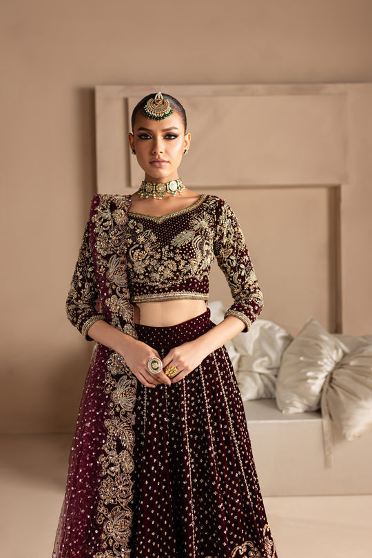 Batik | Aurelia Bridals | Kafif 3Pc - House Of Hania