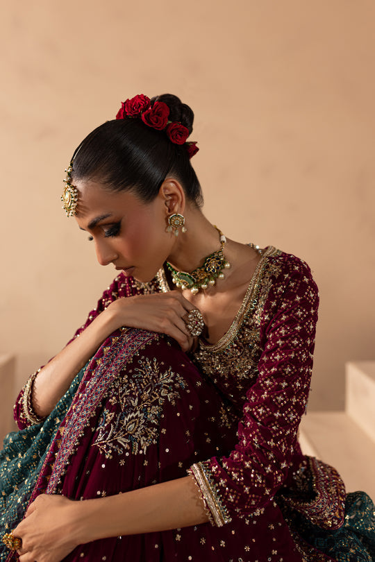 Batik | Aurelia Bridals | Shanaf 4PC - House Of Hania