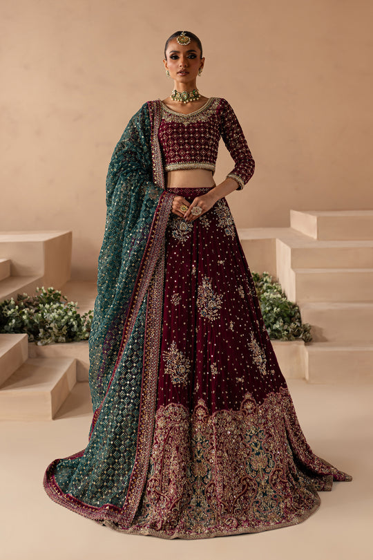 Batik | Aurelia Bridals | Shanaf 4PC - House Of Hania