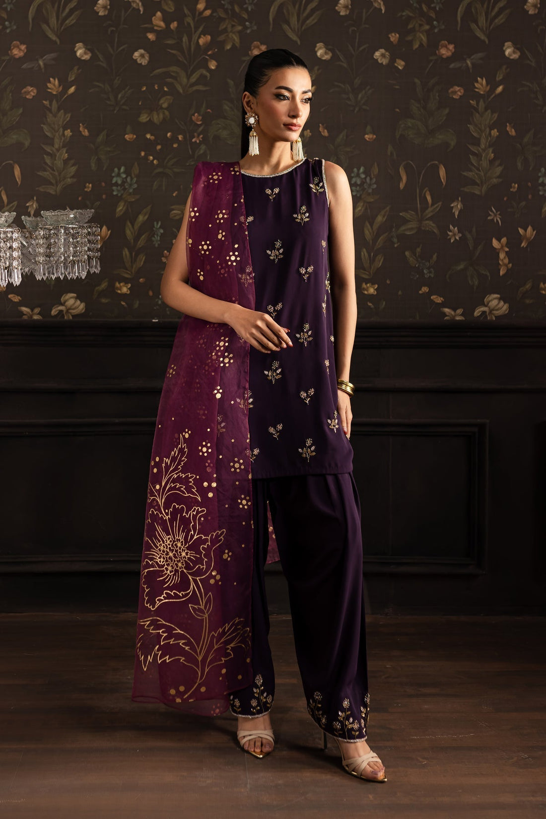 Batik | Olivia Luxury Pret | Martha 3Pc - House Of Hania