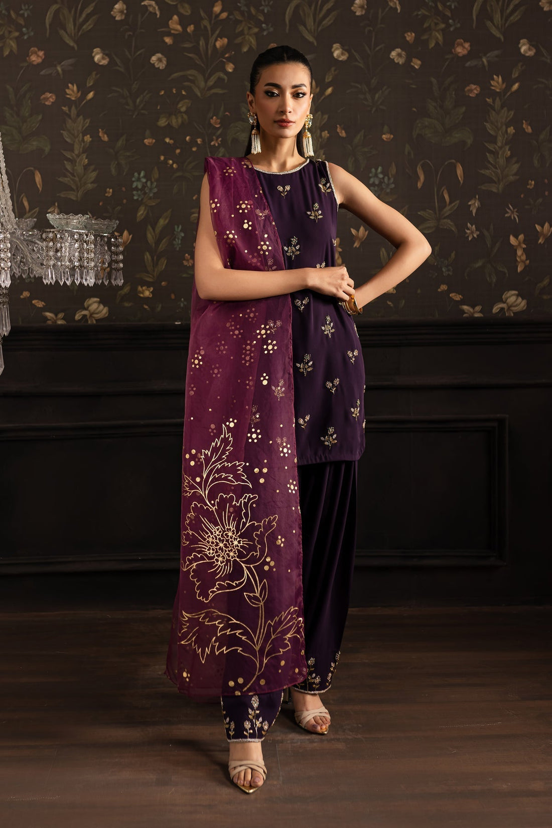 Batik | Olivia Luxury Pret | Martha 3Pc - House Of Hania