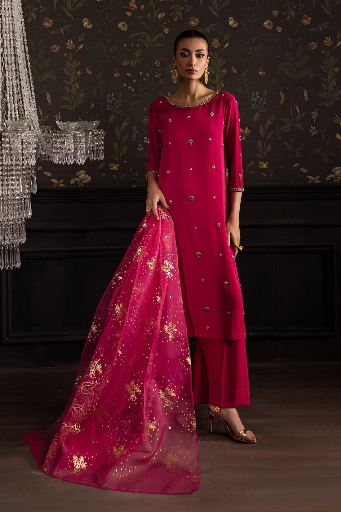 Batik | Olivia Luxury Pret | Salwa 3Pc - House Of Hania