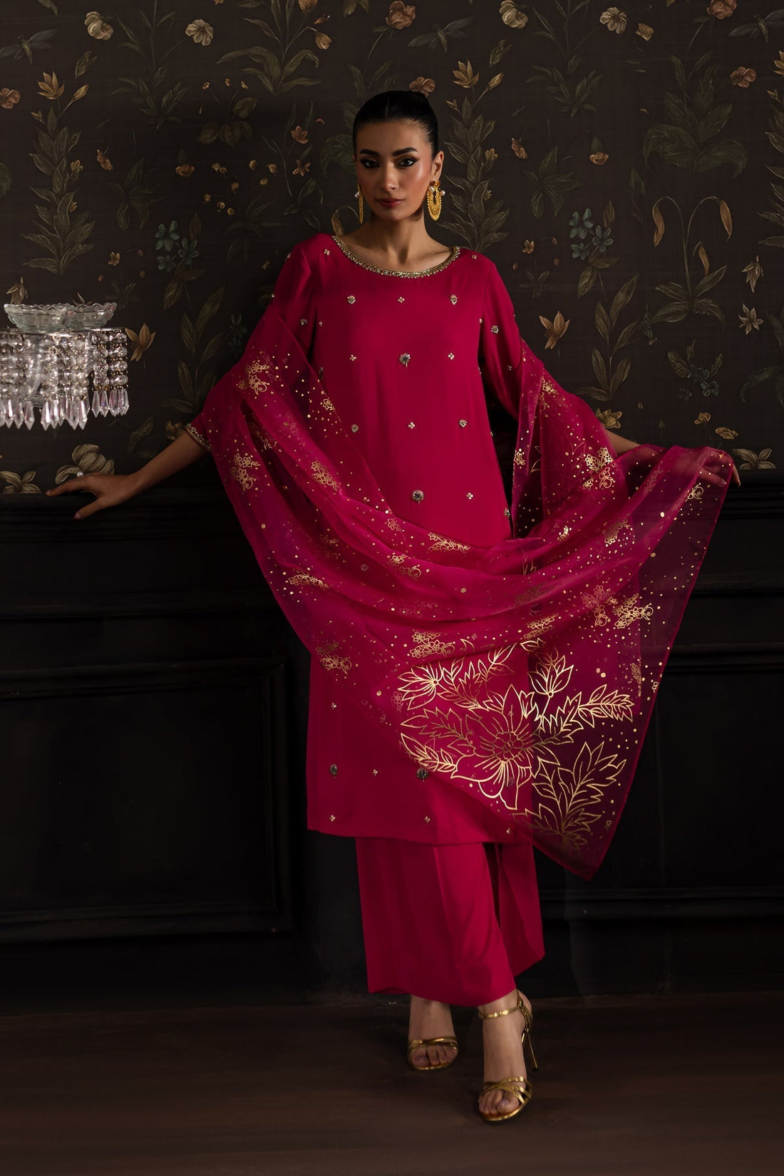 Batik | Olivia Luxury Pret | Salwa 3Pc - House Of Hania