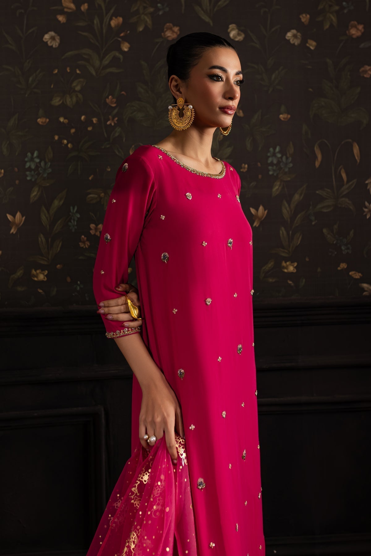 Batik | Olivia Luxury Pret | Salwa 3Pc - House Of Hania