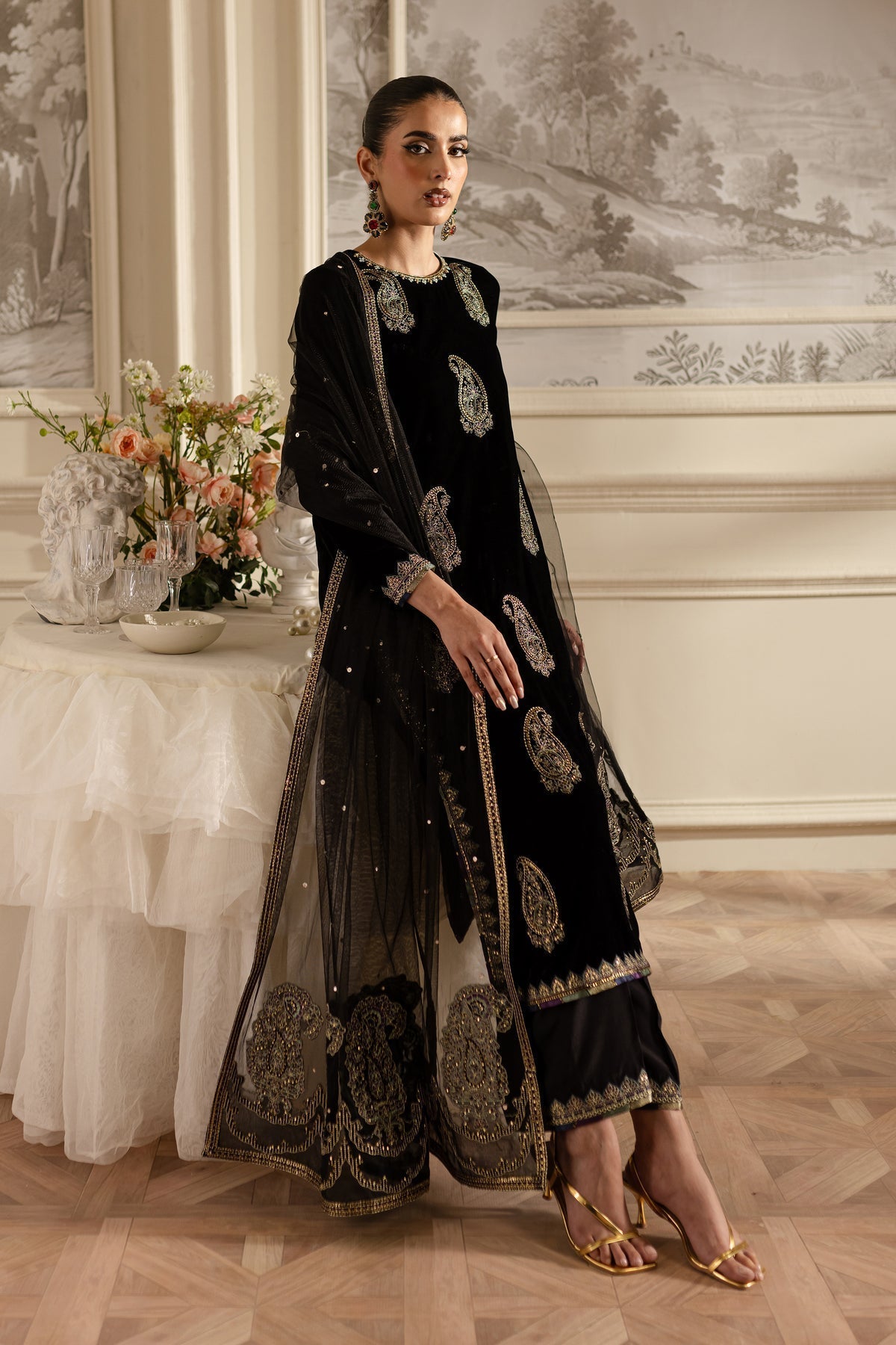 Batik | Roselle Wedding Formals | Black Hannah - House Of Hania