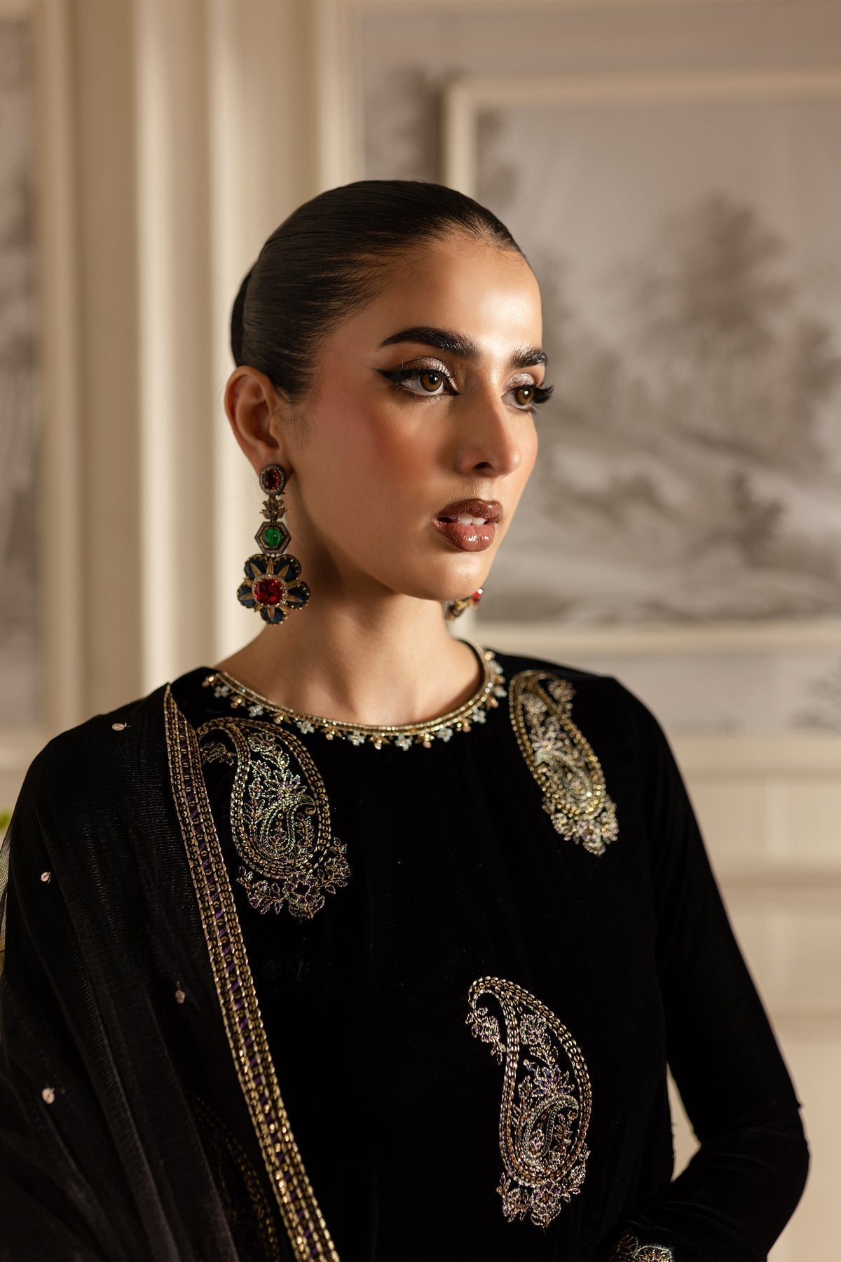 Batik | Roselle Wedding Formals | Black Hannah - House Of Hania