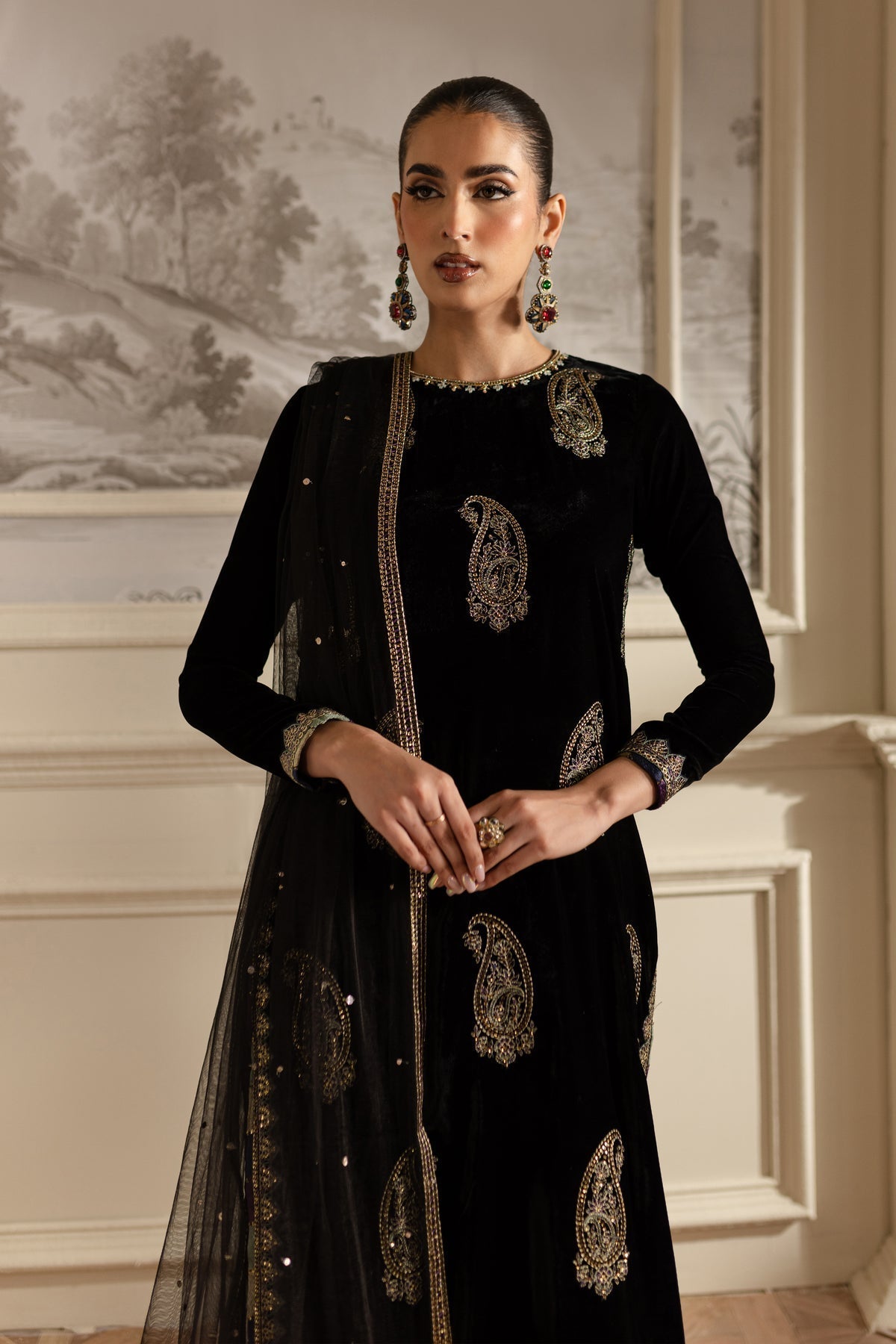 Batik | Roselle Wedding Formals | Black Hannah - House Of Hania