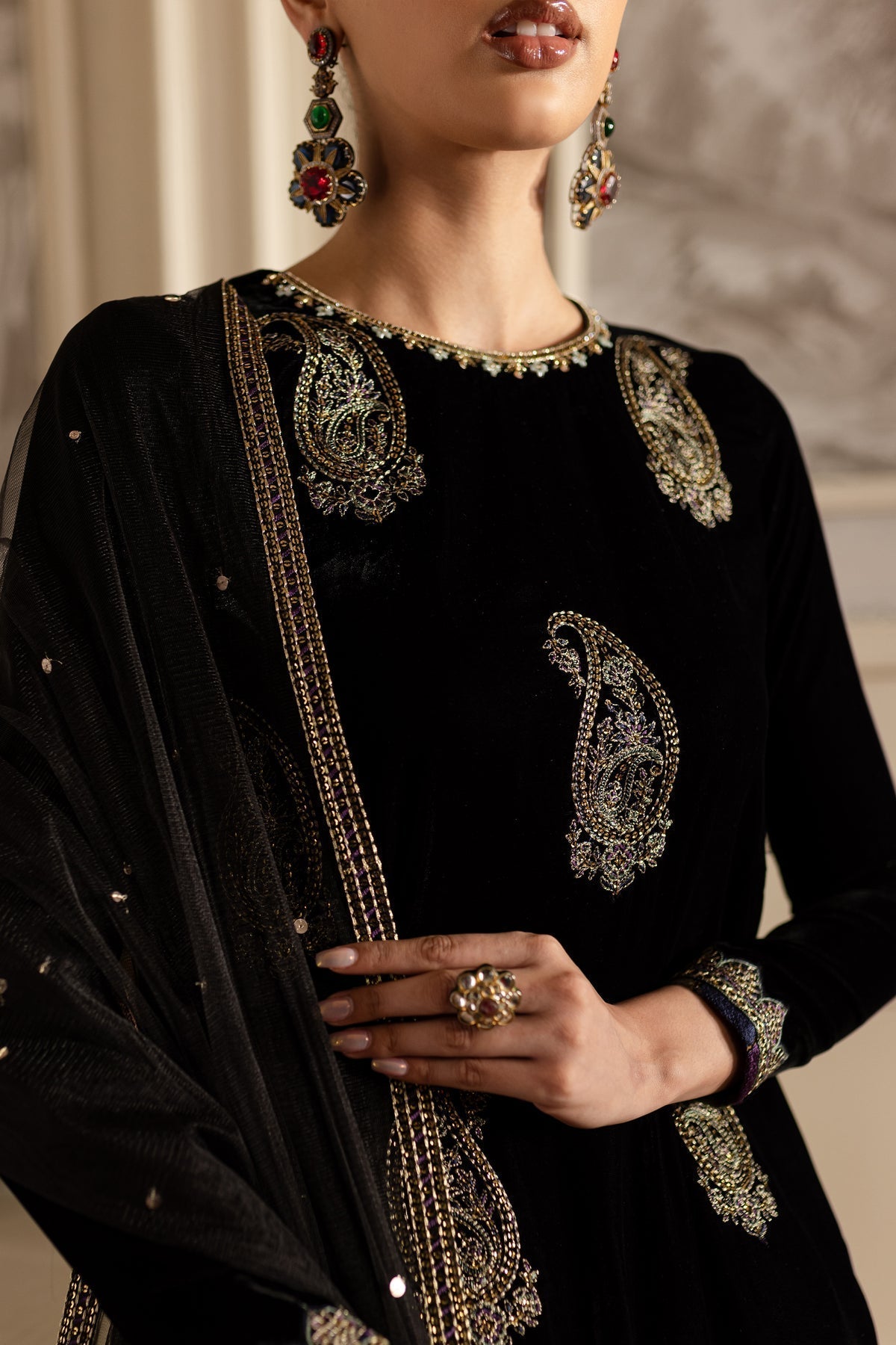 Batik | Roselle Wedding Formals | Black Hannah - House Of Hania