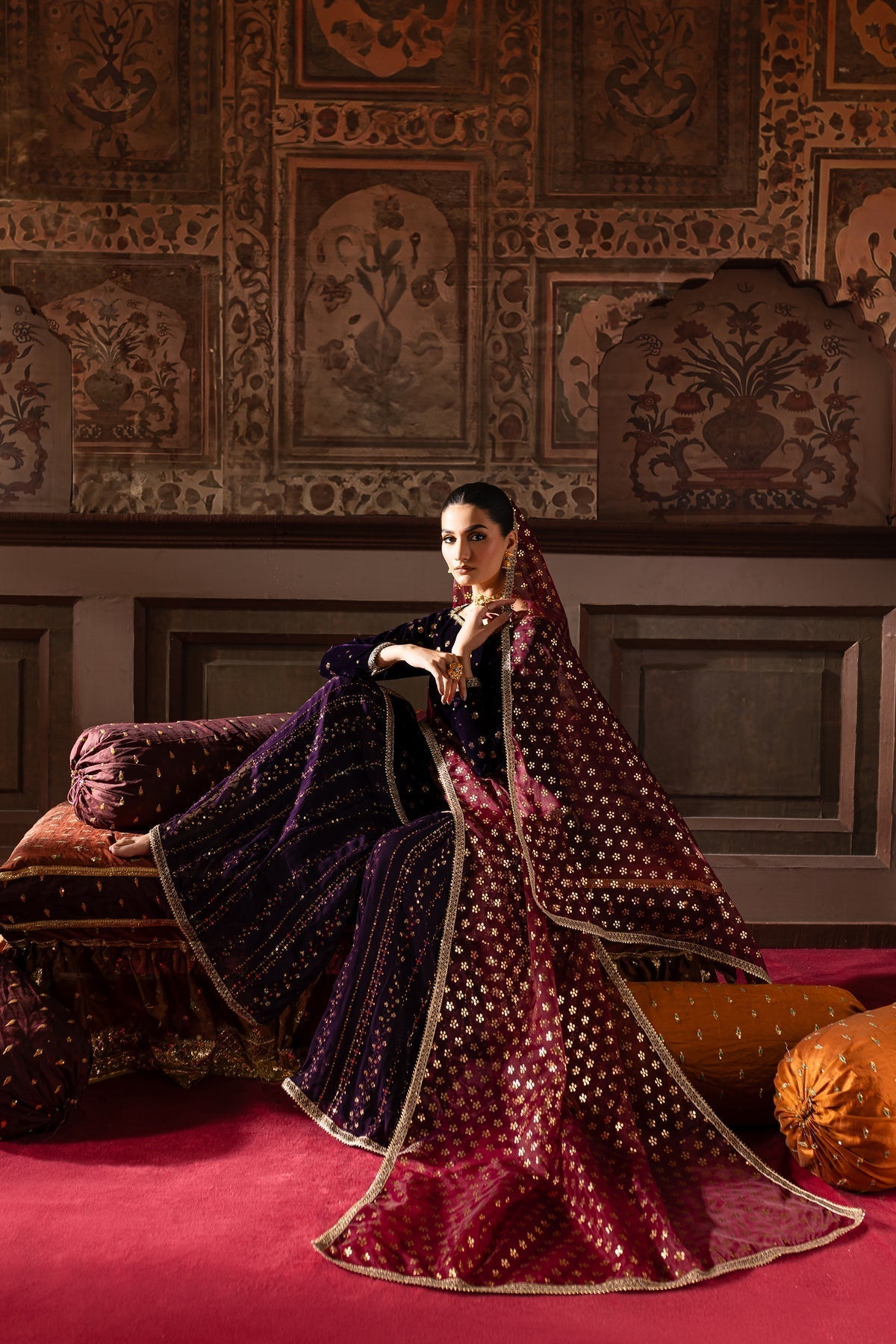 Batik | Zariya Festive Luxe Pret | Melisa - House Of Hania