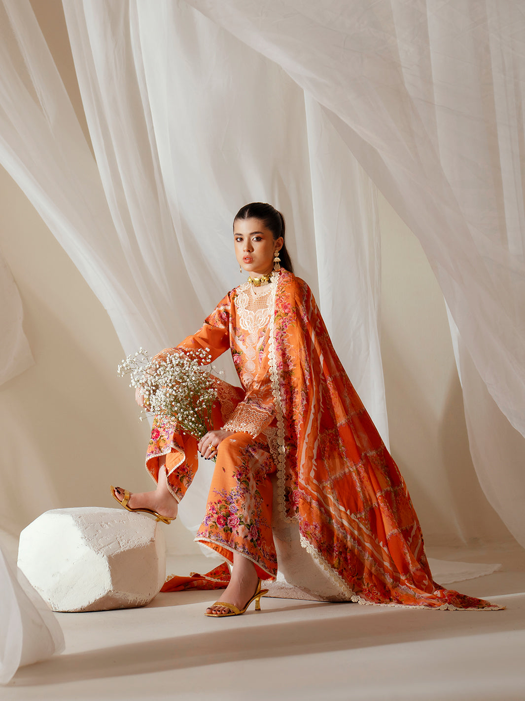 Bin Ilyas | Eres Bonita Viscose 25 | 1101-A - House Of Hania