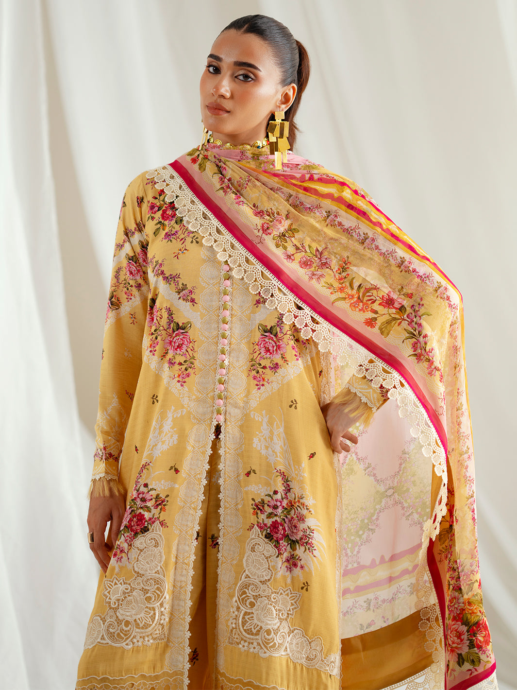 Bin Ilyas | Eres Bonita Viscose 25 | 1101-B - House Of Hania