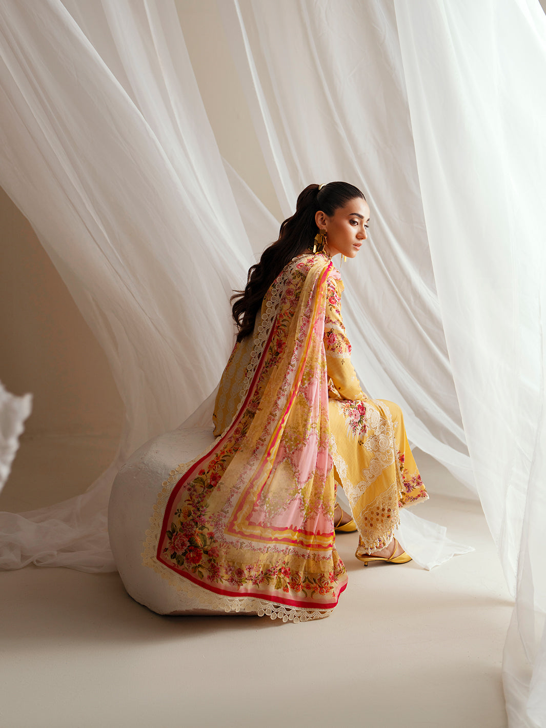 Bin Ilyas | Eres Bonita Viscose 25 | 1101-B - House Of Hania