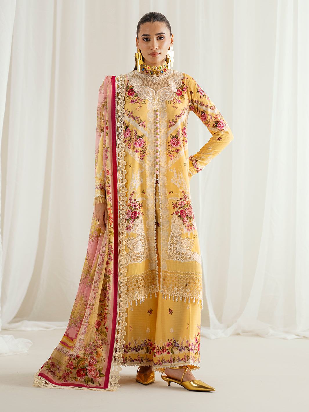Bin Ilyas | Eres Bonita Viscose 25 | 1101-B - House Of Hania