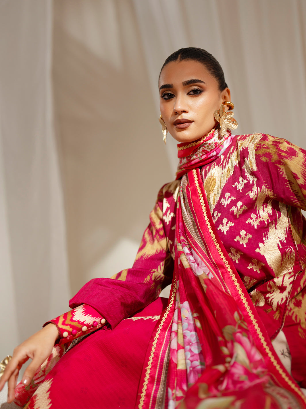 Bin Ilyas | Eres Bonita Viscose 25 | 1102-A - House Of Hania