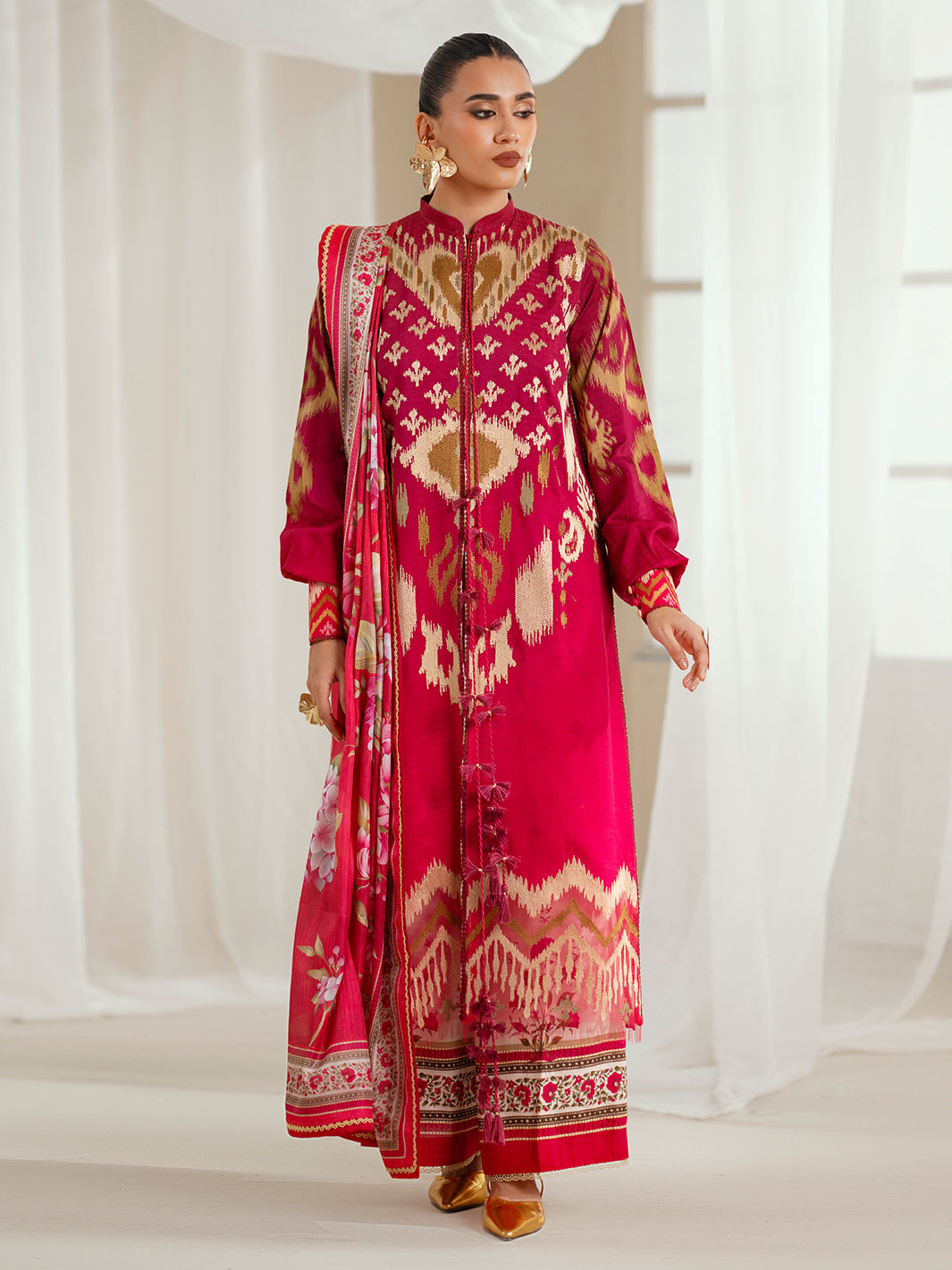 Bin Ilyas | Eres Bonita Viscose 25 | 1102-A - House Of Hania