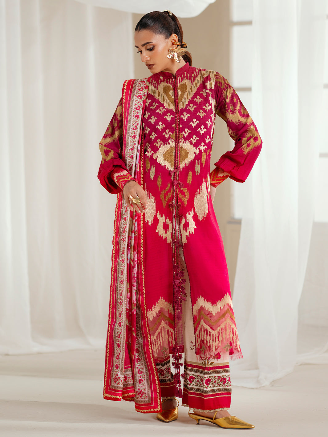 Bin Ilyas | Eres Bonita Viscose 25 | 1102-A - House Of Hania