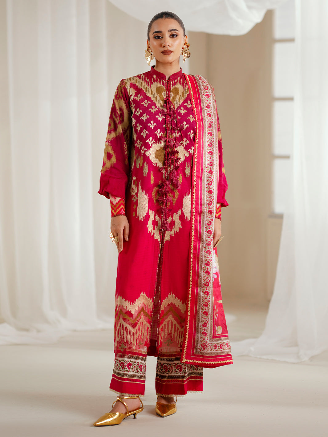 Bin Ilyas | Eres Bonita Viscose 25 | 1102-A - House Of Hania