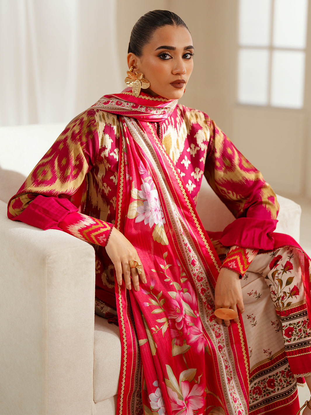 Bin Ilyas | Eres Bonita Viscose 25 | 1102-A - House Of Hania
