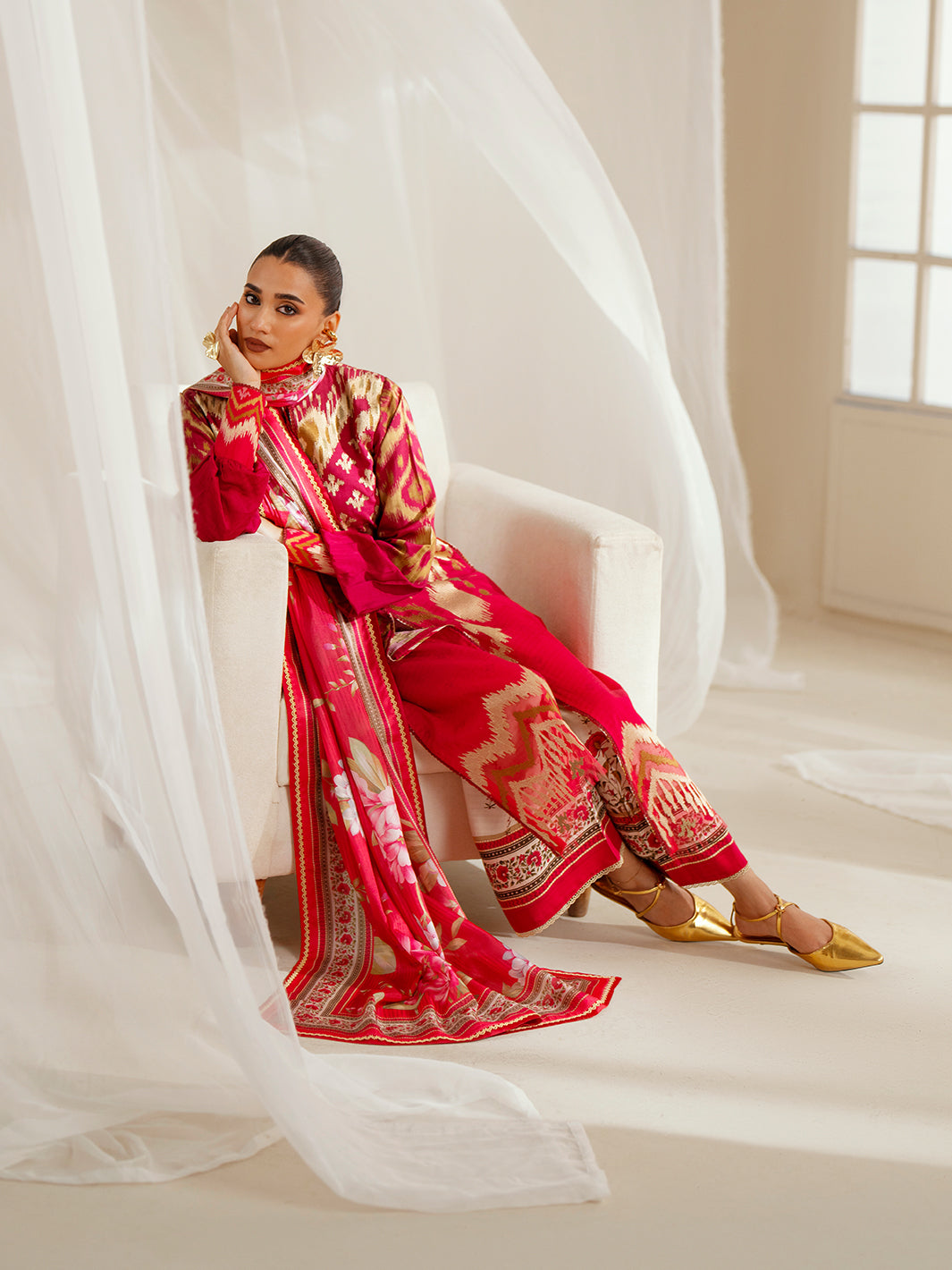 Bin Ilyas | Eres Bonita Viscose 25 | 1102-A - House Of Hania