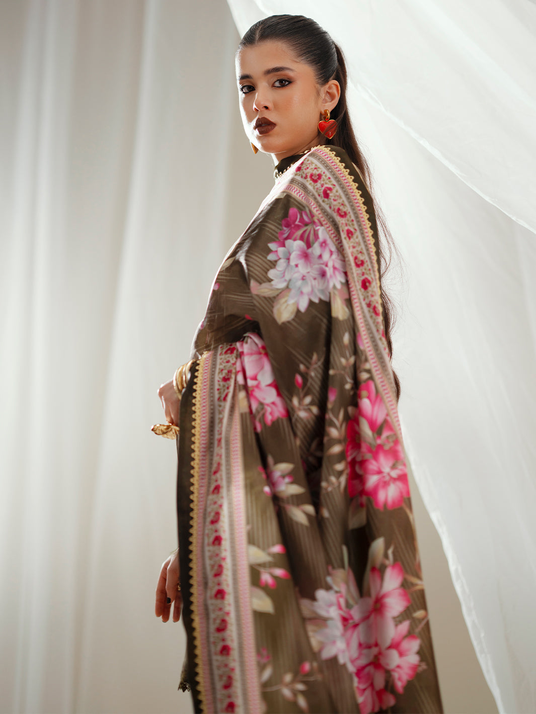 Bin Ilyas | Eres Bonita Viscose 25 | 1102-B - House Of Hania