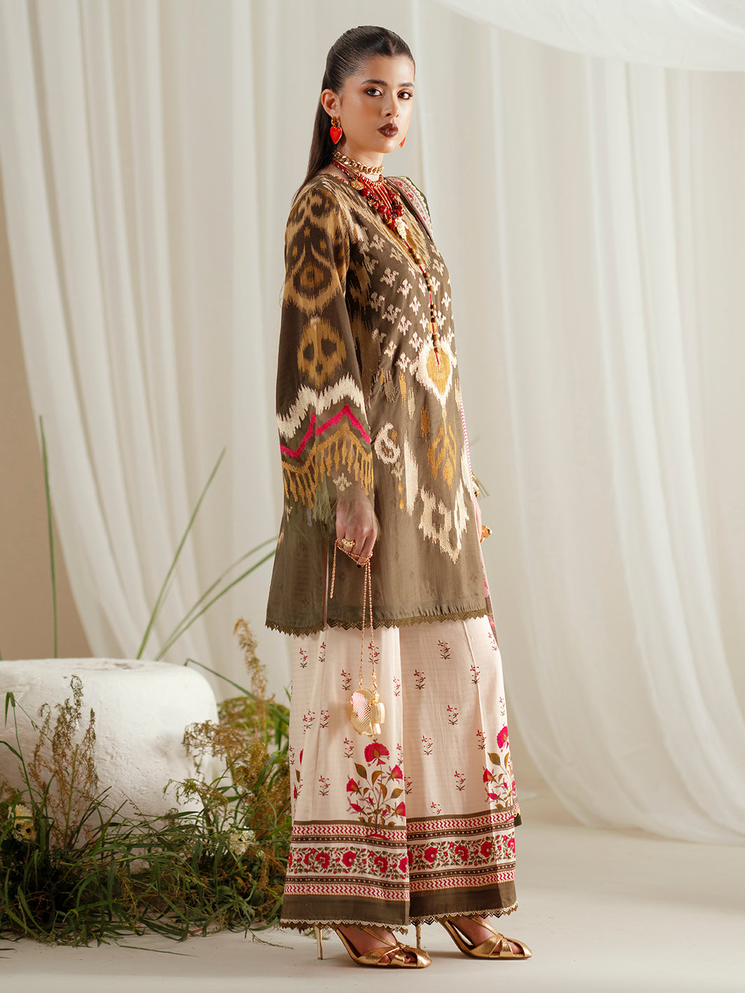 Bin Ilyas | Eres Bonita Viscose 25 | 1102-B - House Of Hania